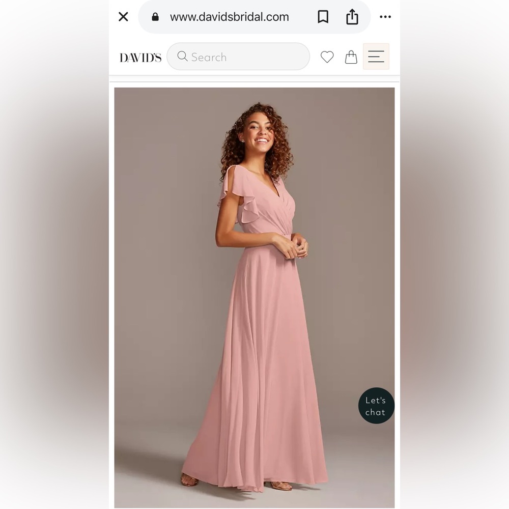 CELEBRATE DB STUDIO
Dress with Flutter Sleeve full skirt